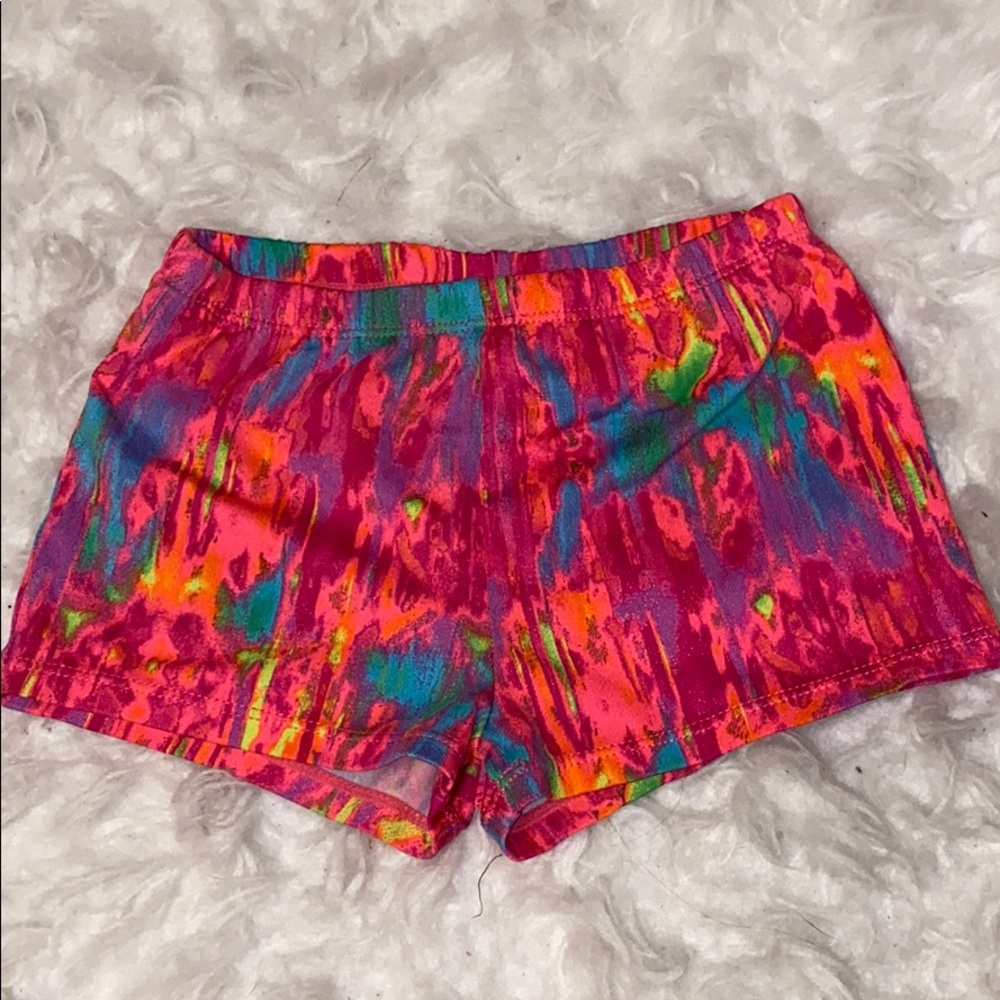 girls spandex shorts
